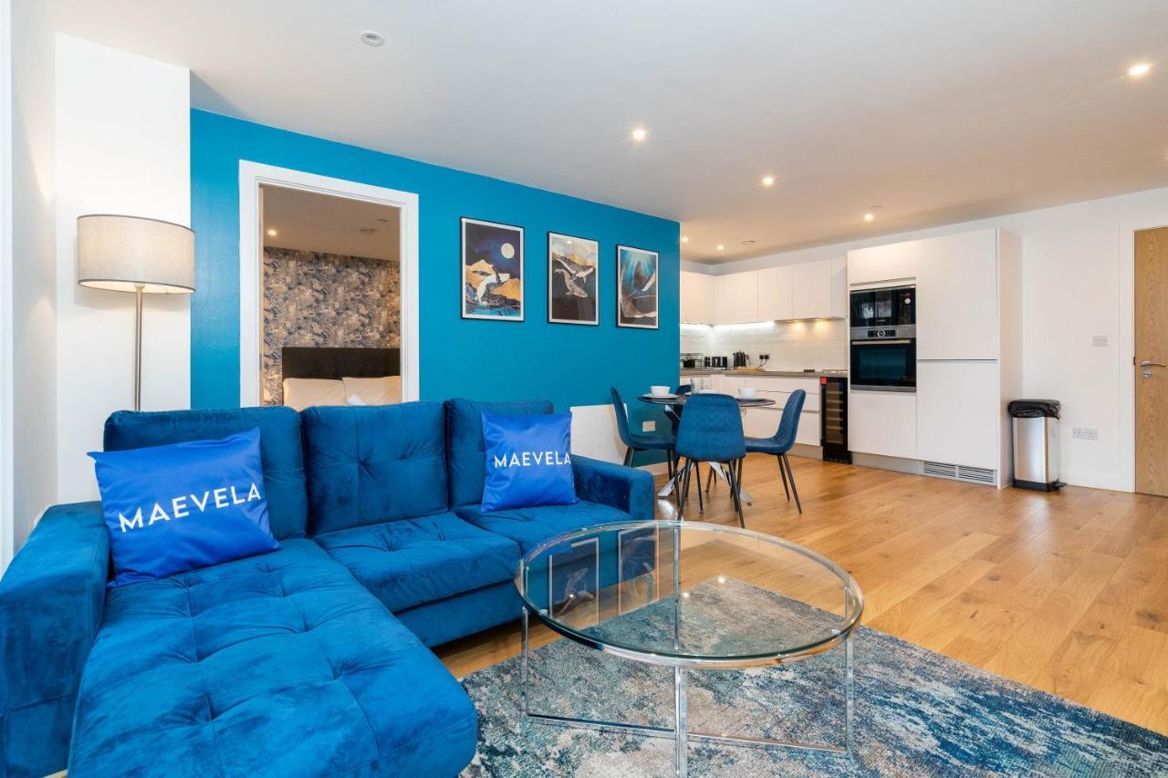 Maevela Apartments - Luxury Broad St Apartment - 2 Bed, 2 Bath - City Centre/Cube/Mailbox - With Underground Parking ✓- L Shape Sofa, Large 50 Inch Smart Tv With Free Netflix & Wifi Birmingham Zewnętrze zdjęcie